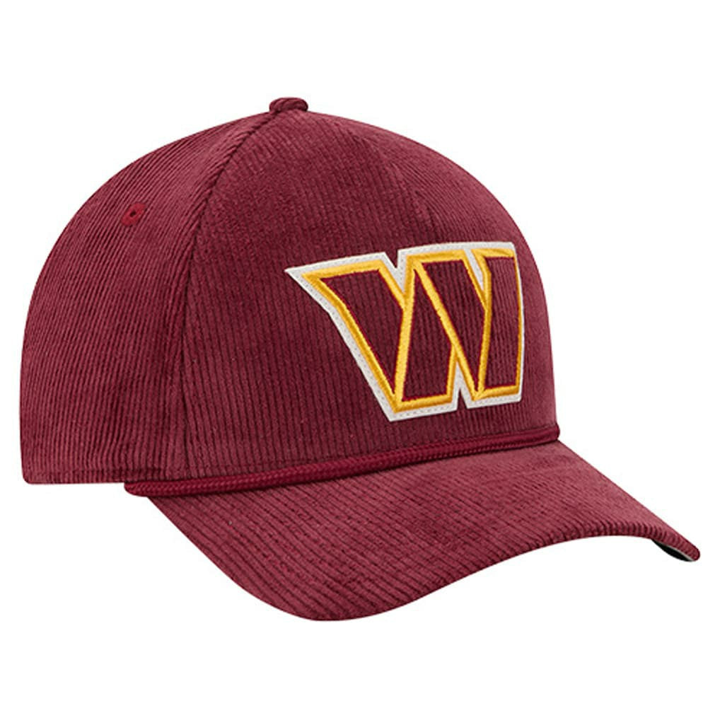 Washington Commanders New Era Cord Corduroy 9FORTY A-Frame Adjustable Hat - Burgundy cheap
