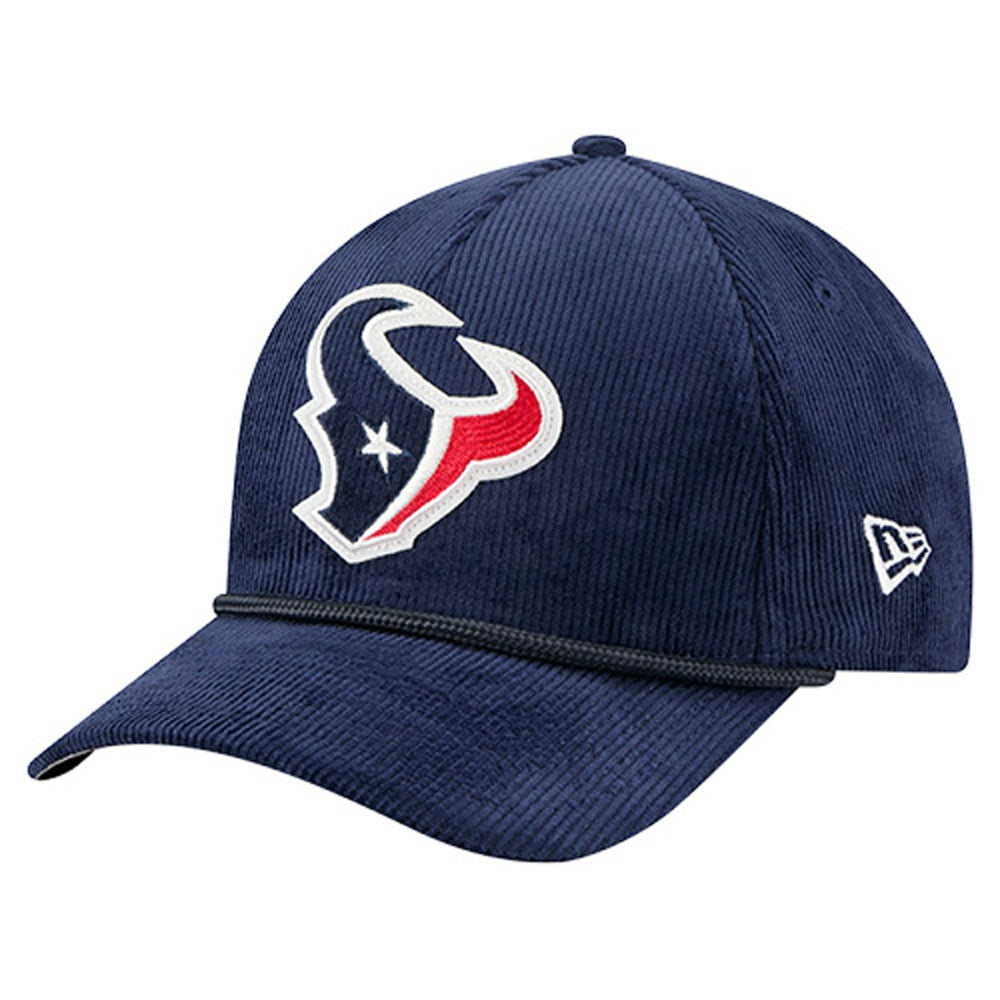 Houston Texans New Era Cord Corduroy 9FORTY A-Frame Adjustable Hat - Navy on sale