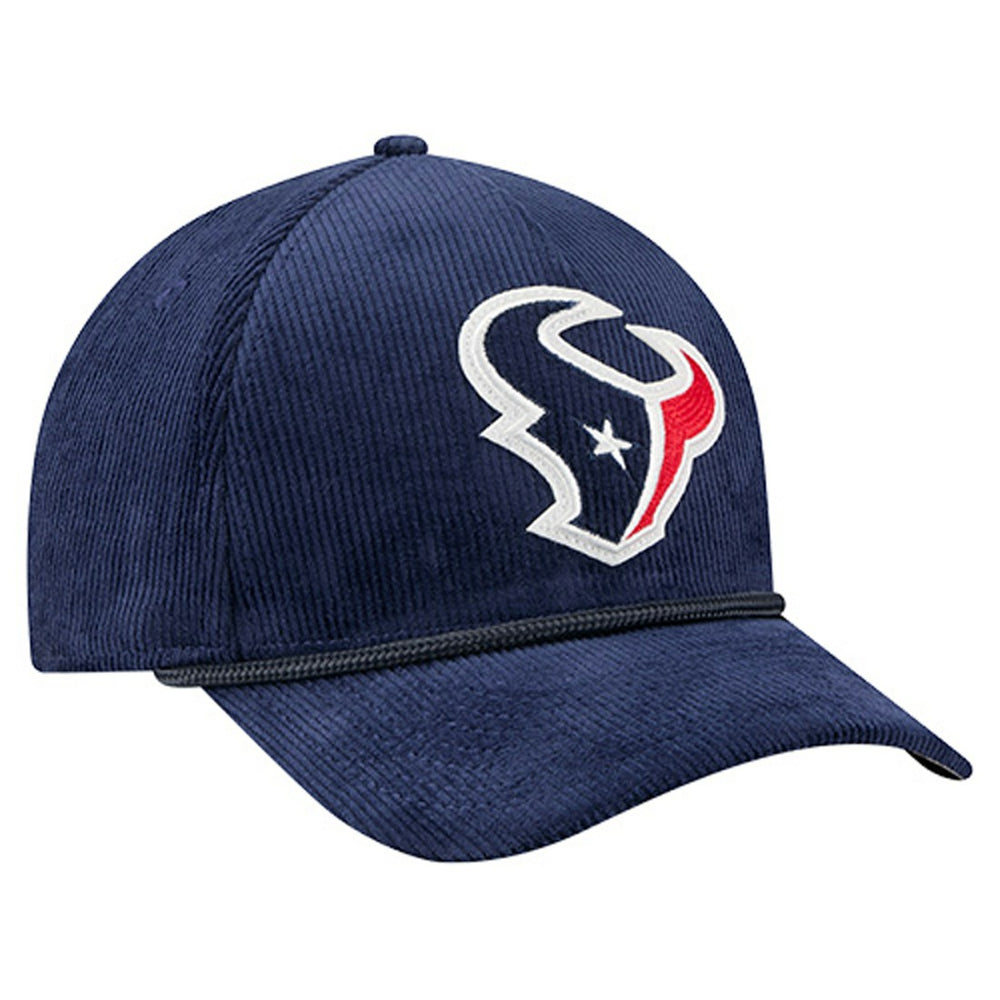 Houston Texans New Era Cord Corduroy 9FORTY A-Frame Adjustable Hat - Navy on sale