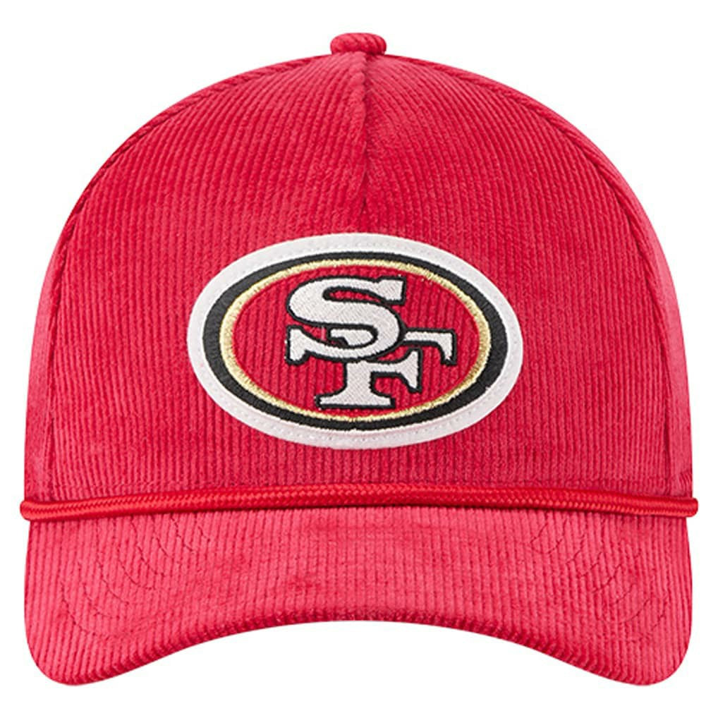 San Francisco 49ers New Era Cord Corduroy 9FORTY A-Frame Adjustable Hat - Scarlet cheap
