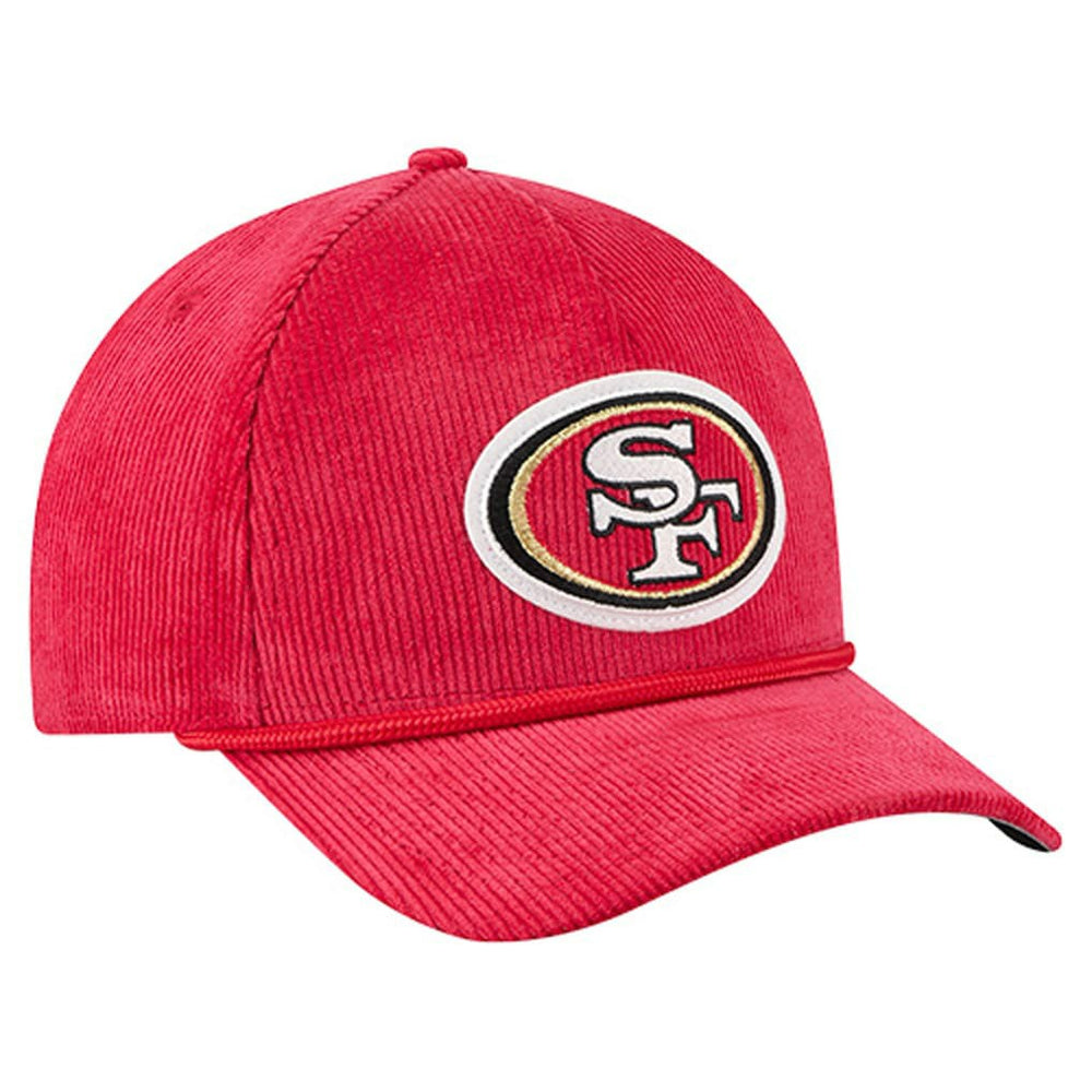 San Francisco 49ers New Era Cord Corduroy 9FORTY A-Frame Adjustable Hat - Scarlet cheap