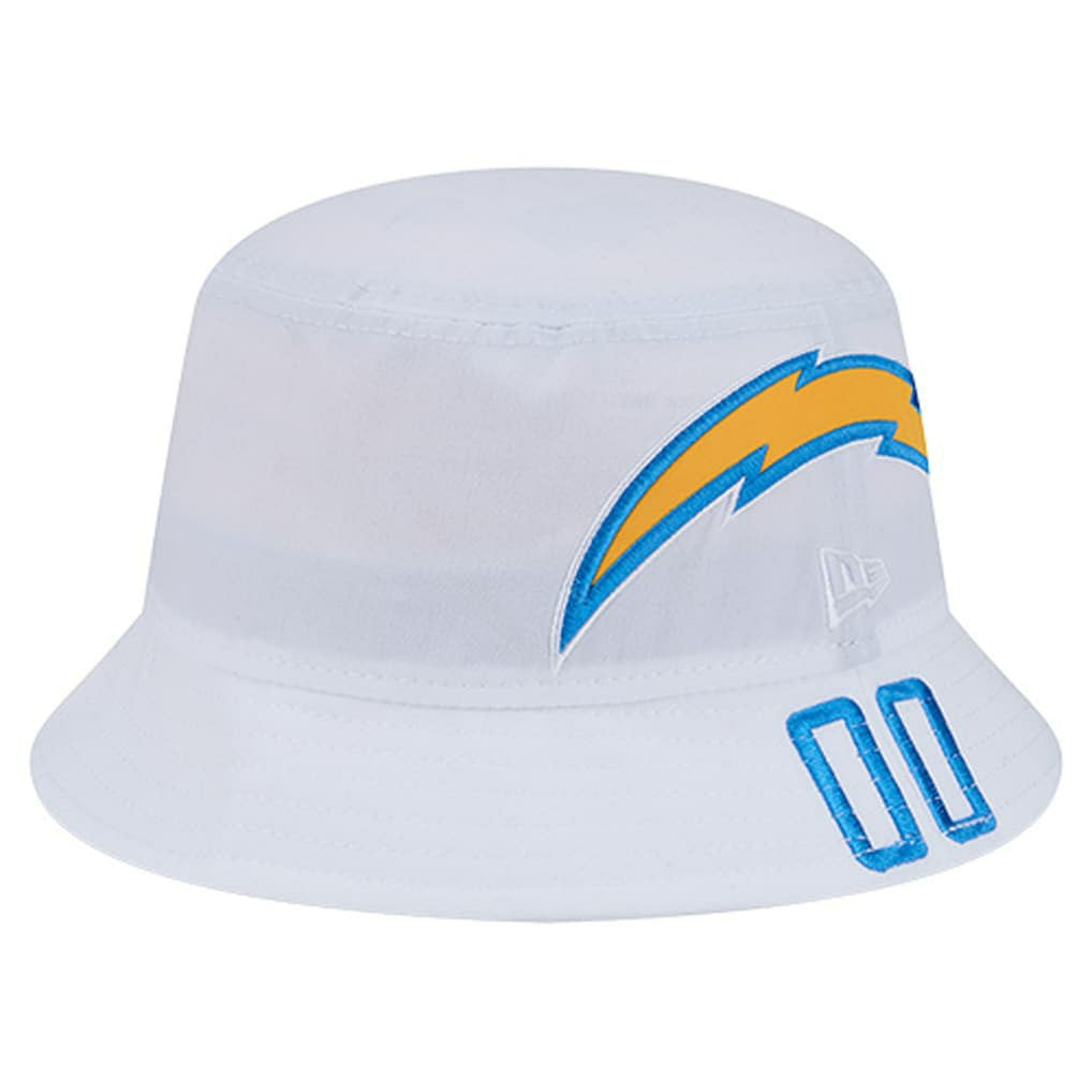Los Angeles Chargers New Era Helmet Bucket Hat - White online