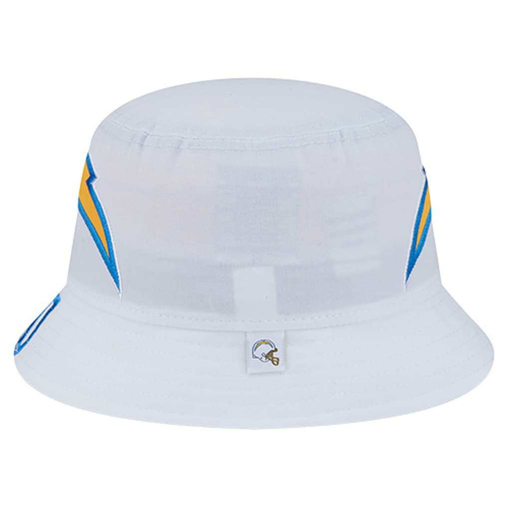 Los Angeles Chargers New Era Helmet Bucket Hat - White online