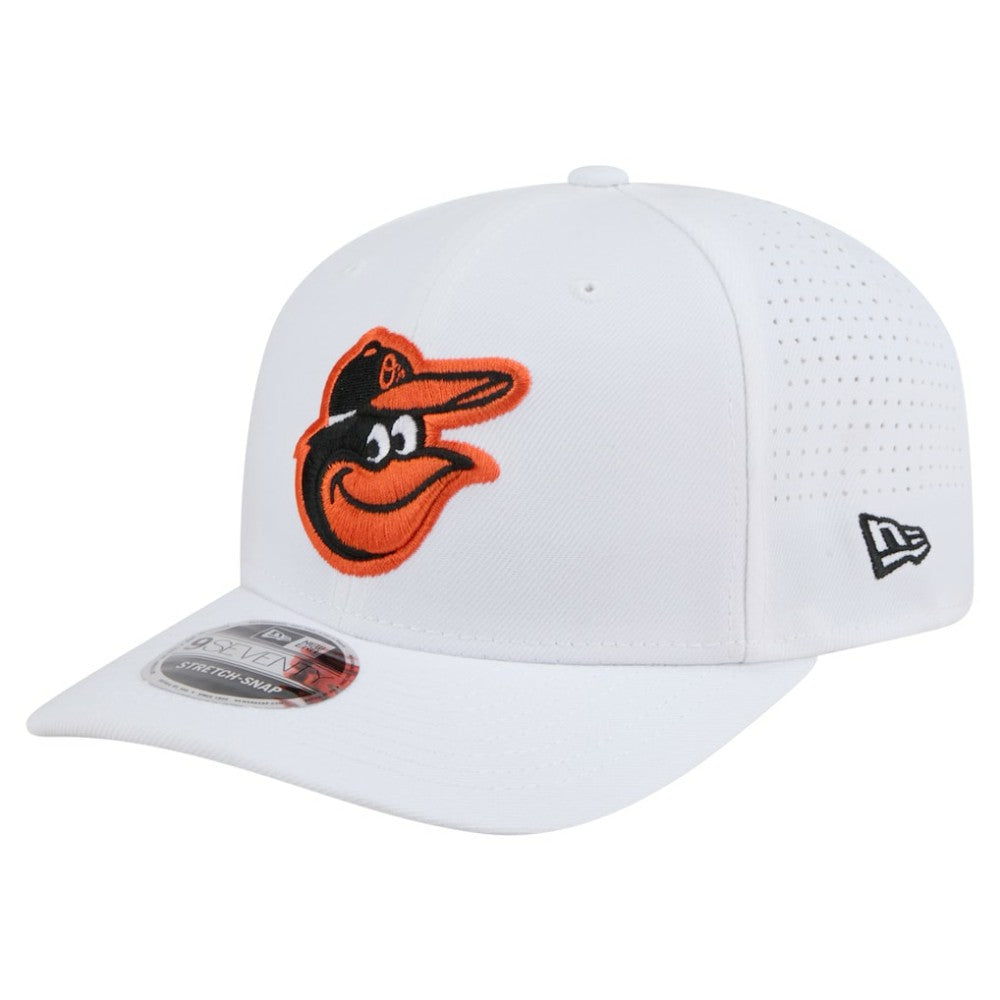 Baltimore Orioles COOLERA 9SEVENTY Adjustable Hat White