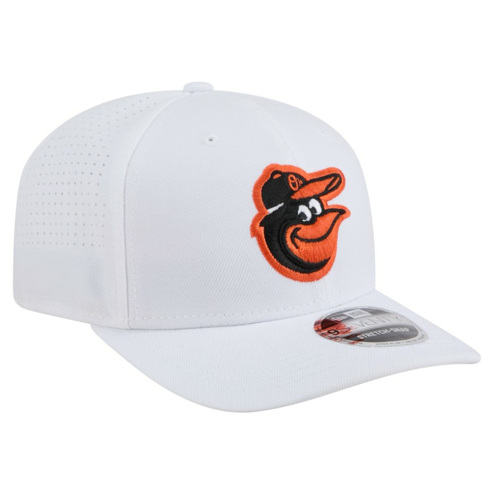 Baltimore Orioles COOLERA 9SEVENTY Adjustable Hat White