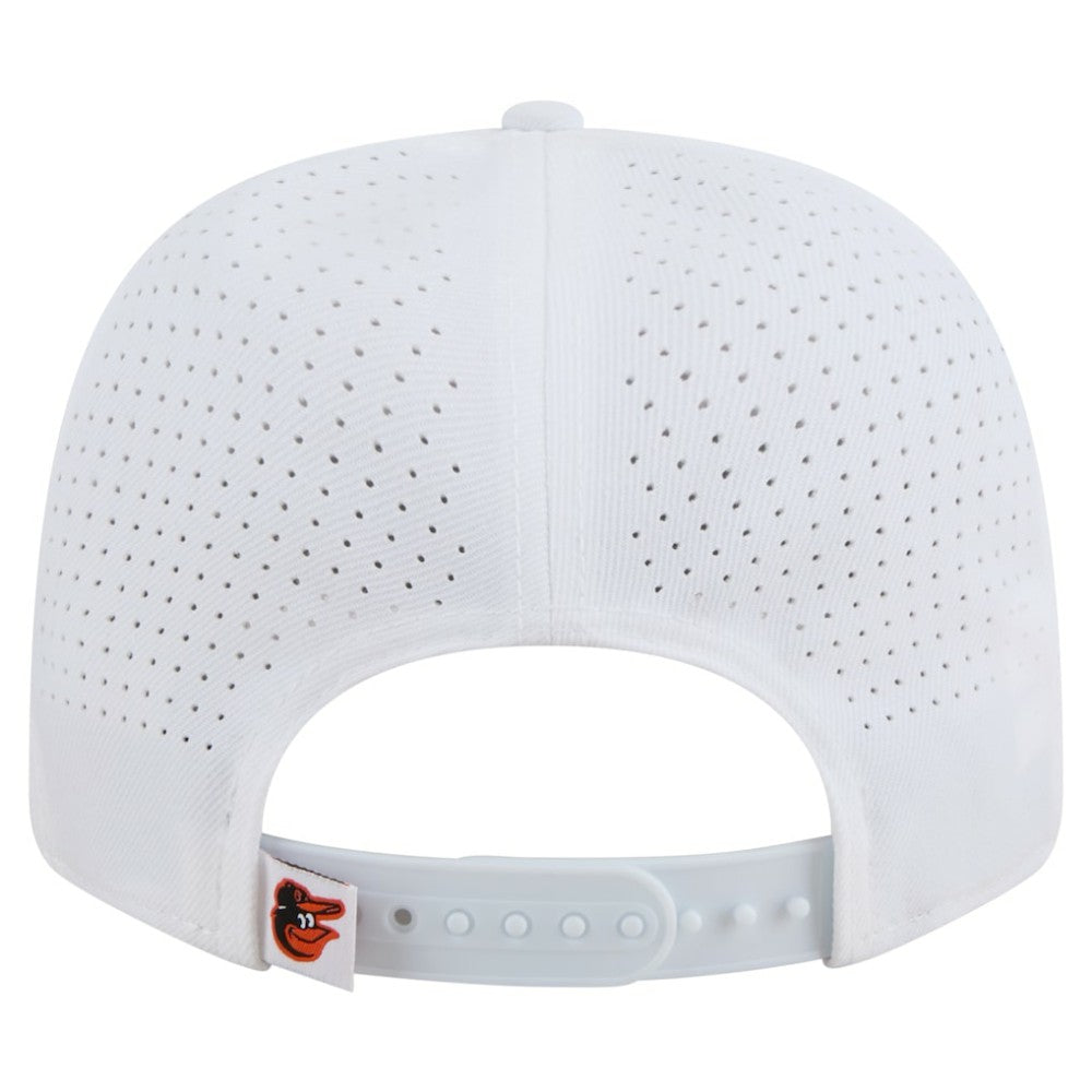 Baltimore Orioles COOLERA 9SEVENTY Adjustable Hat White