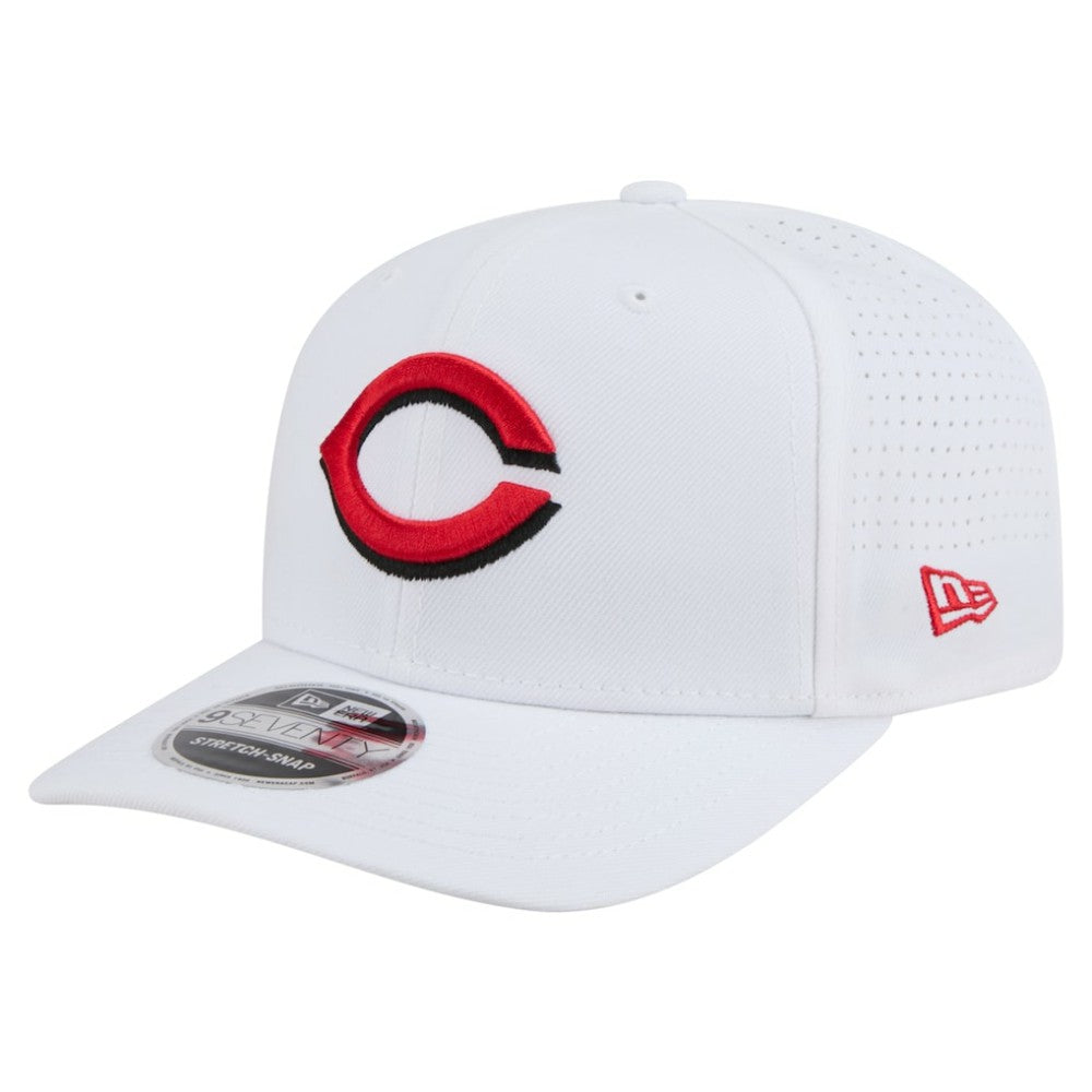 Cincinnati Reds COOLERA 9SEVENTY Adjustable Hat White