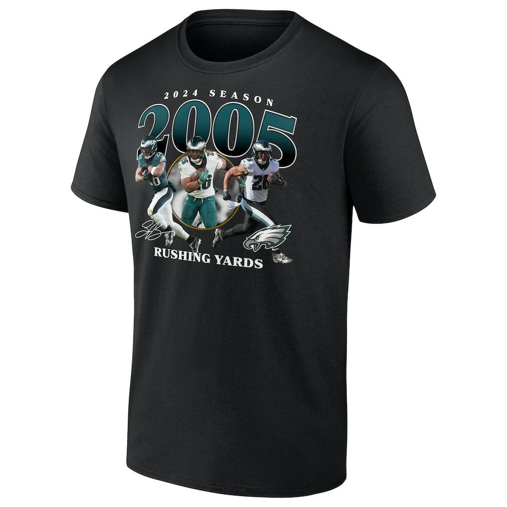 Saquon Barkley Philadelphia Eagles 2000 Yards T-Shirt - Black cheap