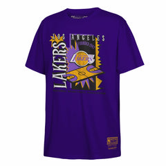 Los Angeles Lakers Youth Retro '90s Poster T-Shirt - Purple on sale