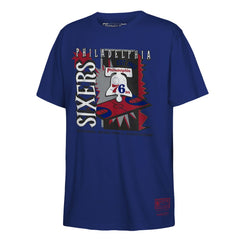 Philadelphia 76ers Youth Retro '90s Poster T-Shirt - Royal outlet