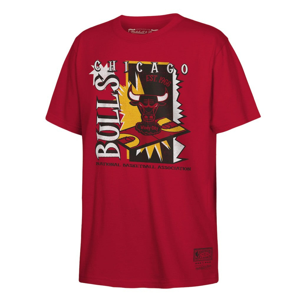Chicago Bulls Youth Retro '90s Poster T-Shirt sale - Red shop