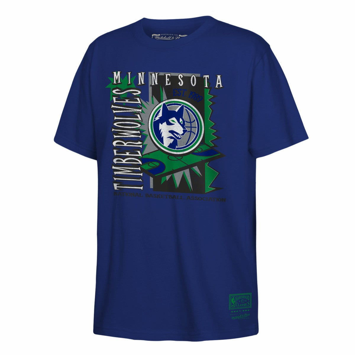 Minnesota Timberwolves Youth Retro '90s Poster T-Shirt - Navy online