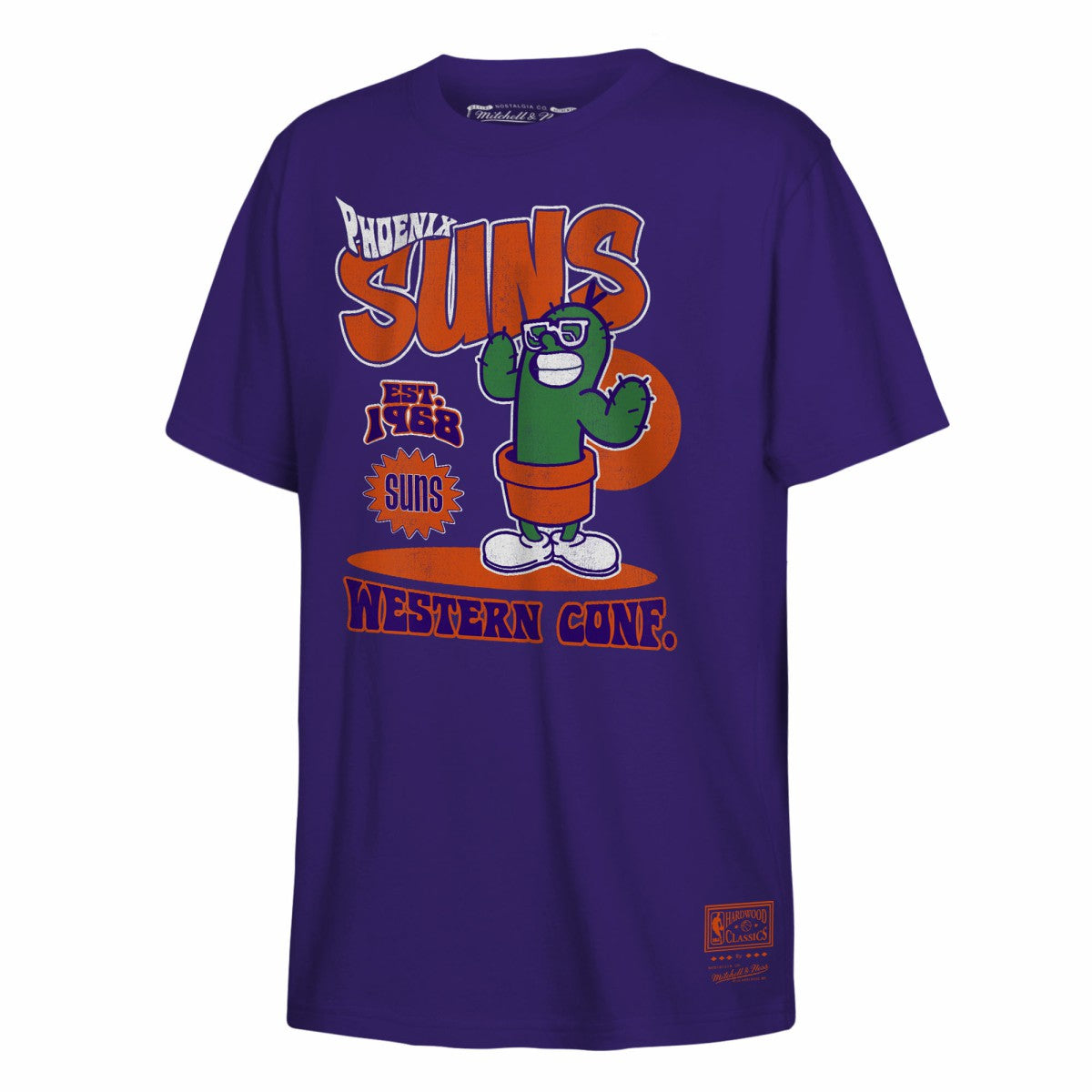 Phoenix Suns Youth Retro Mascot Script T-Shirt - Purple cheap