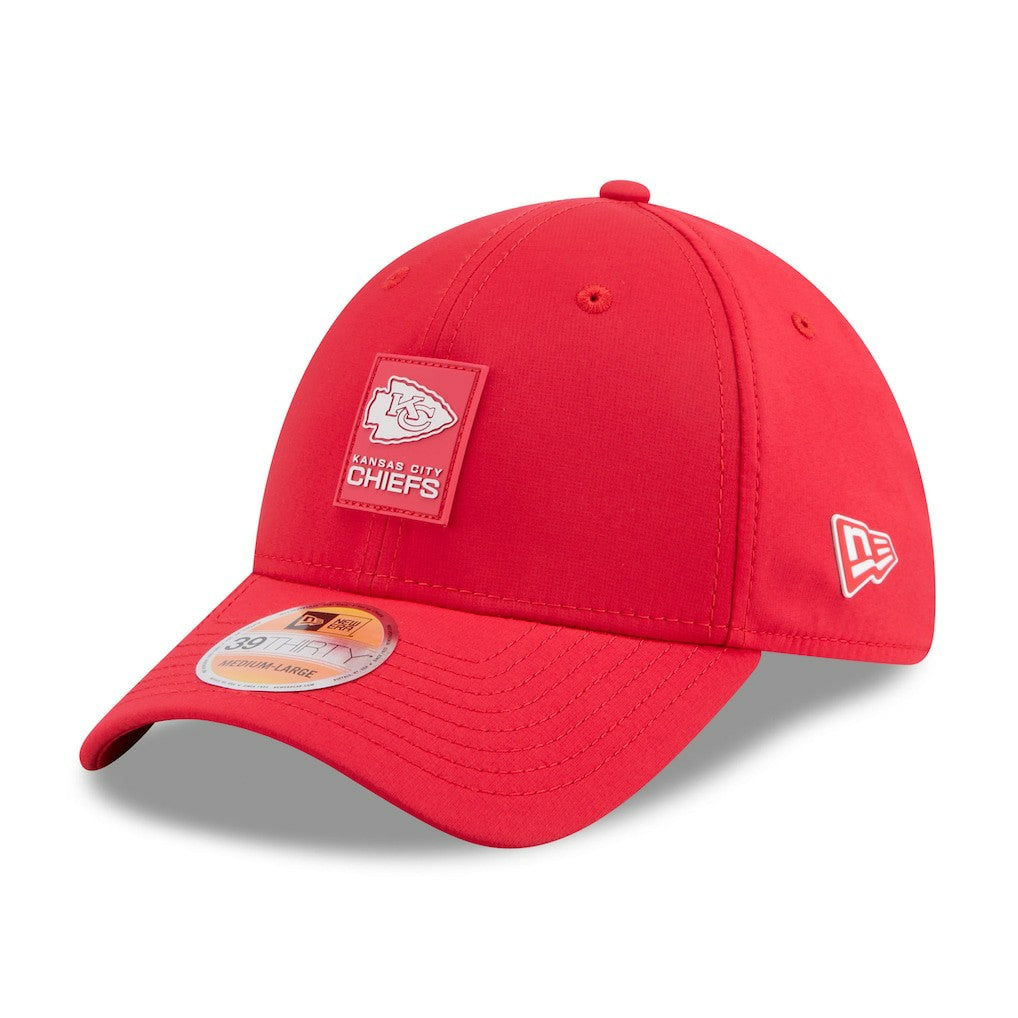 Kansas City Chiefs New Era 2025 Sideline 39THIRTY Flex Hat - Red for sale