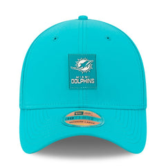 Miami Dolphins New Era 2025 Sideline 39THIRTY Flex Hat - Aqua discount