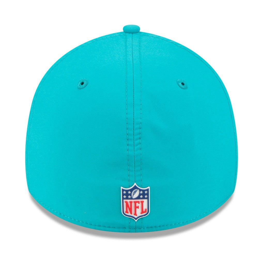 Miami Dolphins New Era 2025 Sideline 39THIRTY Flex Hat - Aqua discount