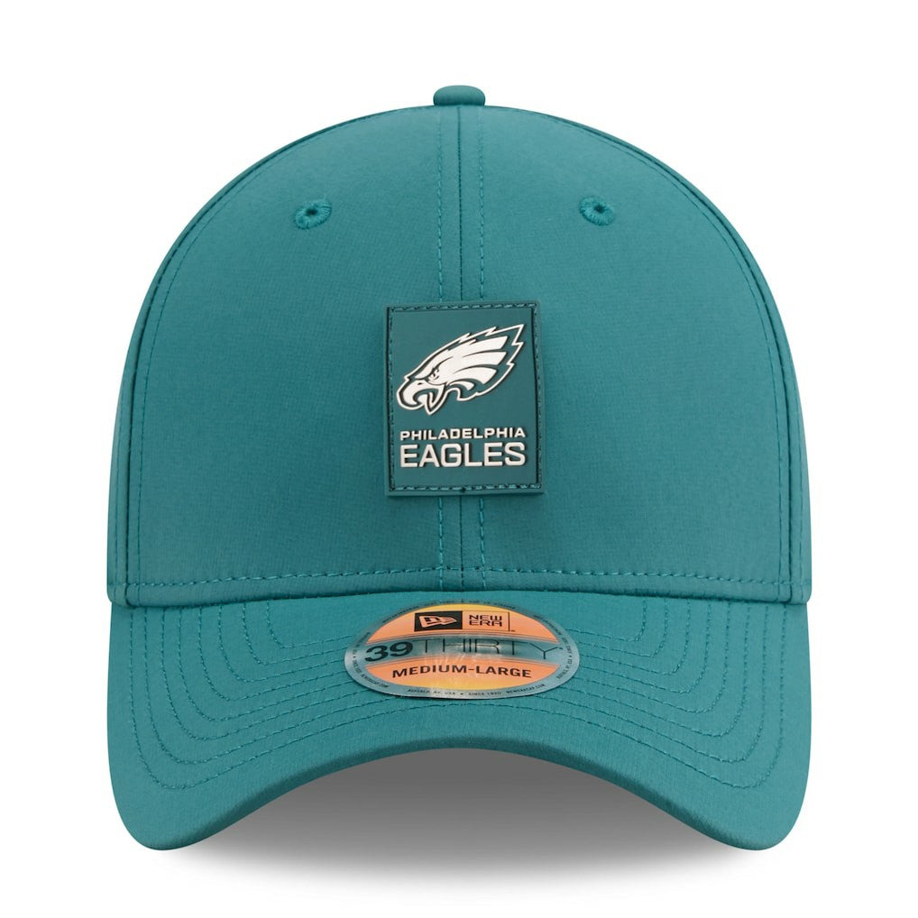 Philadelphia Eagles New Era 2025 Sideline 39THIRTY Flex Hat - Midnight Green online