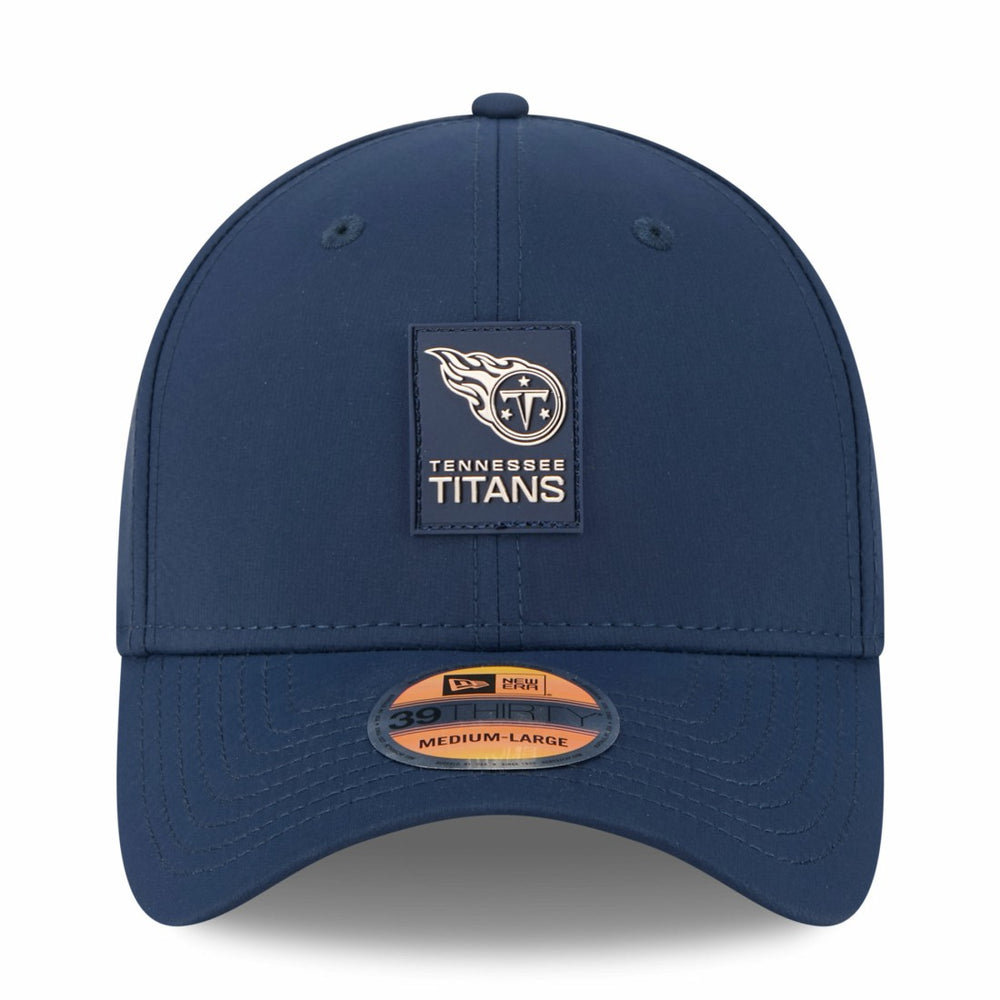 Tennessee Titans New Era 2025 Sideline 39THIRTY Flex Hat - Navy on sale