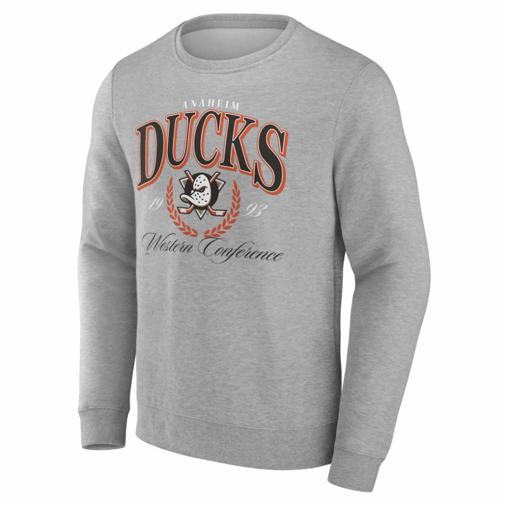 Anaheim Ducks Reign Supreme Pullover Sweatshirt - Gray Sweatshirts