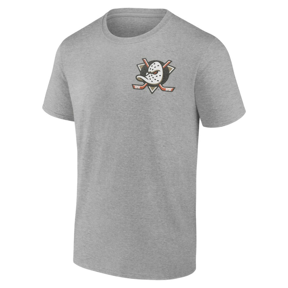 Anaheim Ducks Glory Skates T-Shirt - Heather Gray T-shirts
