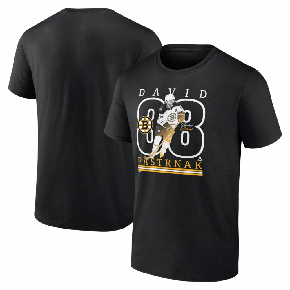 David Pastrnak Boston Bruins Player Show T-Shirt - Black T-shirts