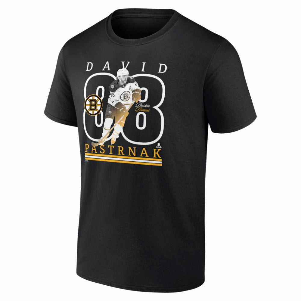 David Pastrnak Boston Bruins Player Show T-Shirt - Black T-shirts
