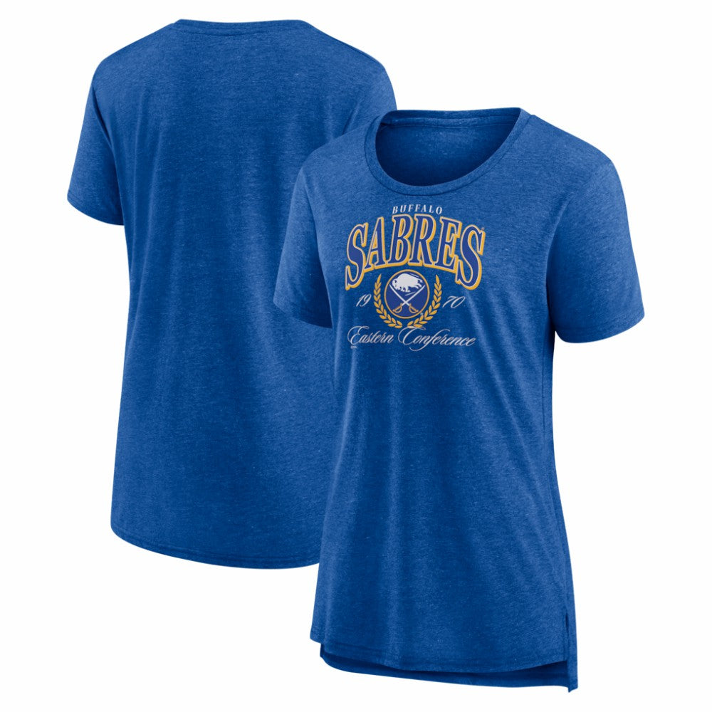 Buffalo Sabres Women's Reign Supreme Tri-Blend T-Shirt - Royal T-shirts