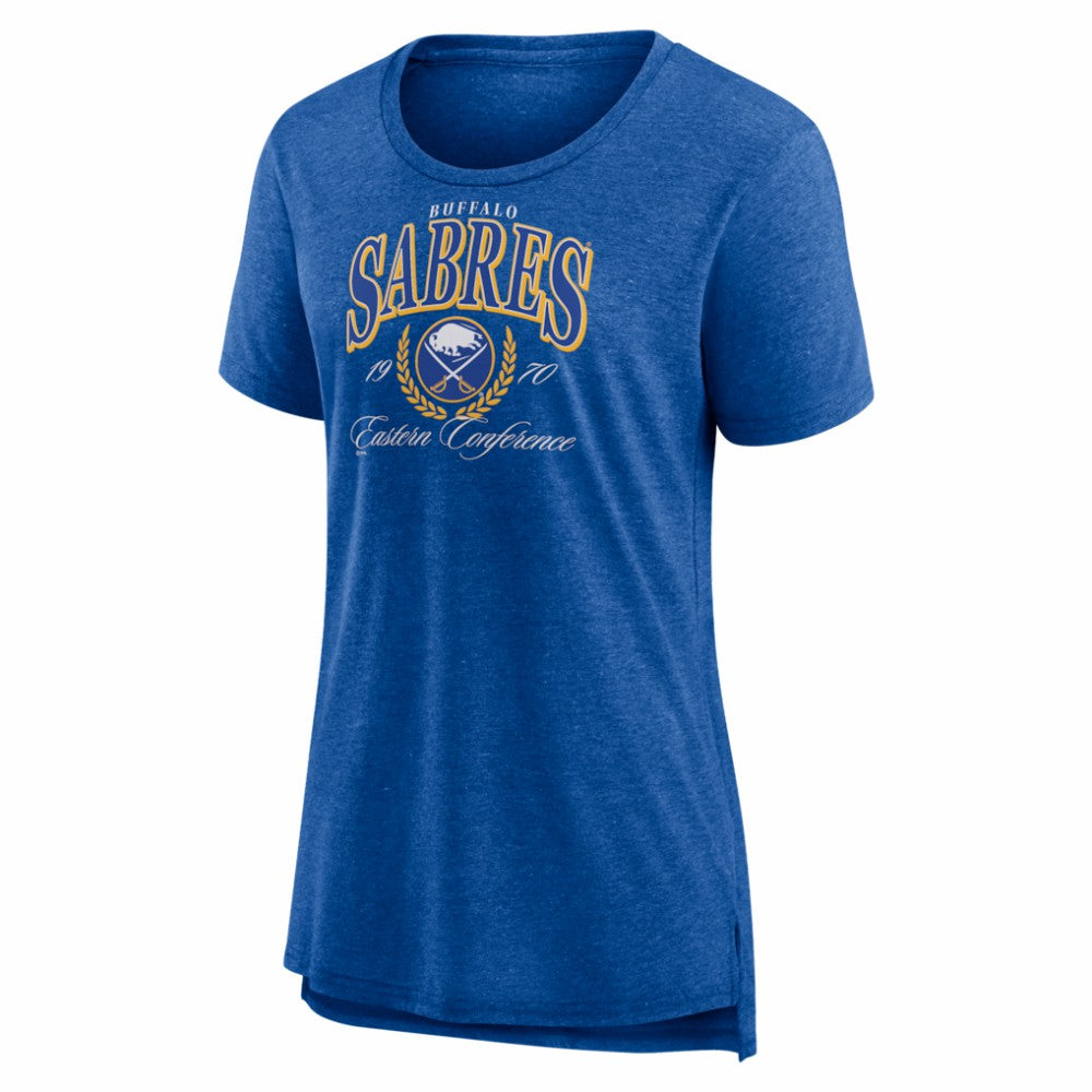Buffalo Sabres Women's Reign Supreme Tri-Blend T-Shirt - Royal T-shirts