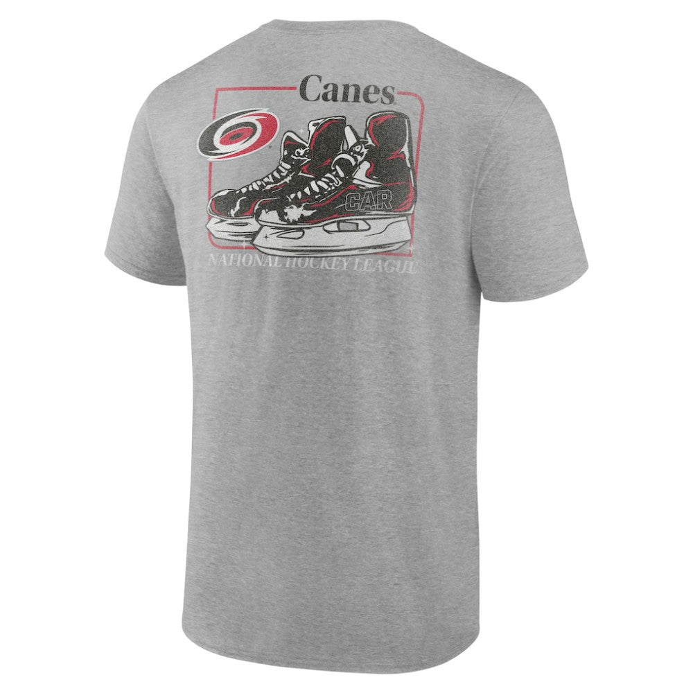 Carolina Hurricanes Glory Skates T-Shirt - Heather Gray T-shirts