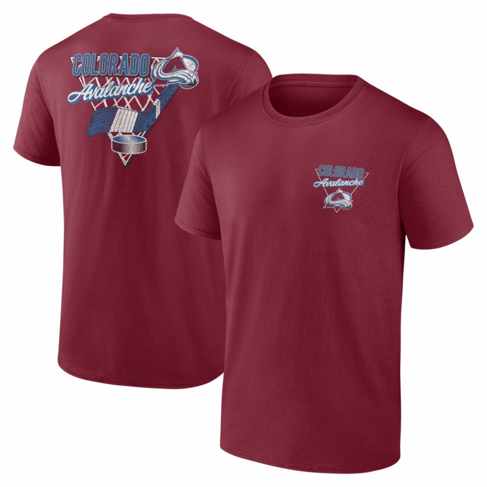Colorado Avalanche Net Slap T-Shirt - Burgundy T-shirts
