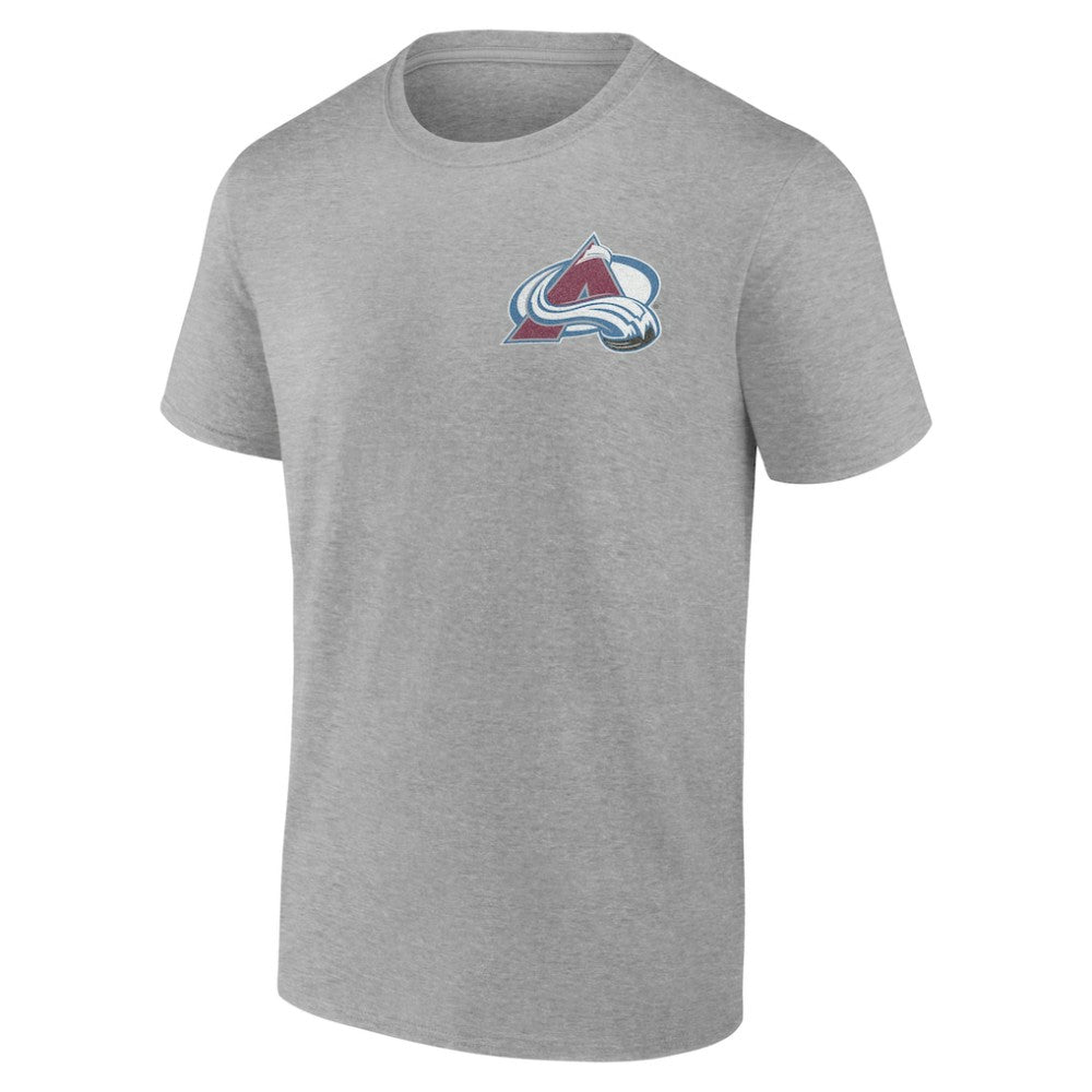 Colorado Avalanche Glory Skates T-Shirt - Heather Gray T-shirts