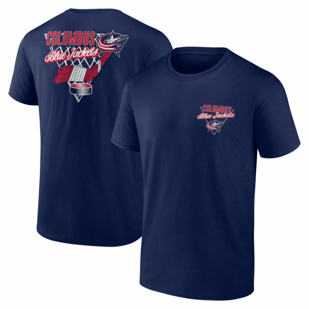 Columbus Blue Jackets Net Slap T-Shirt - Navy T-shirts