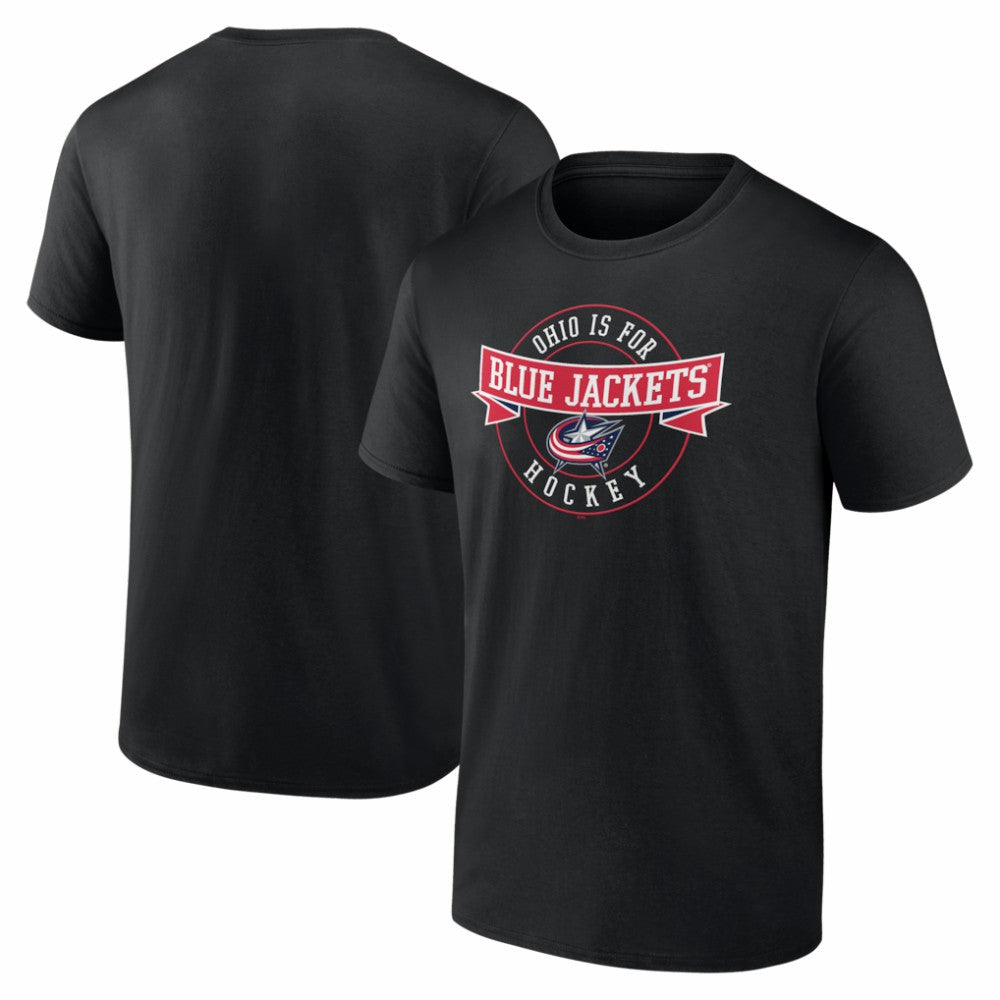 Columbus Blue Jackets Honor Circle T-Shirt - Black T-shirts