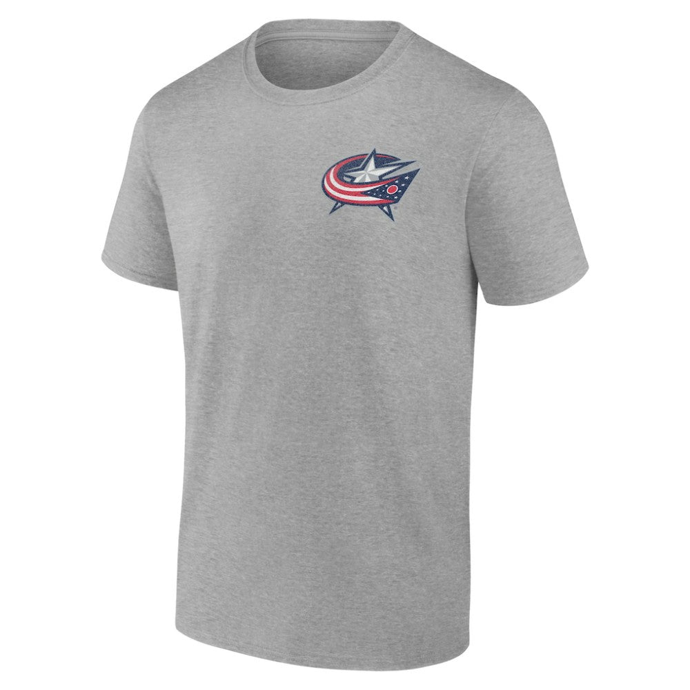 Columbus Blue Jackets Glory Skates T-Shirt - Heather Gray T-shirts