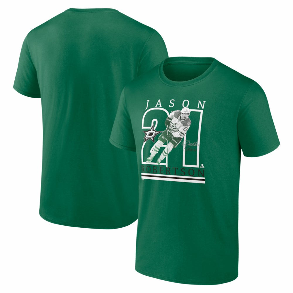 Jason Robertson Dallas Stars Player Show T-Shirt - Kelly Green T-shirts