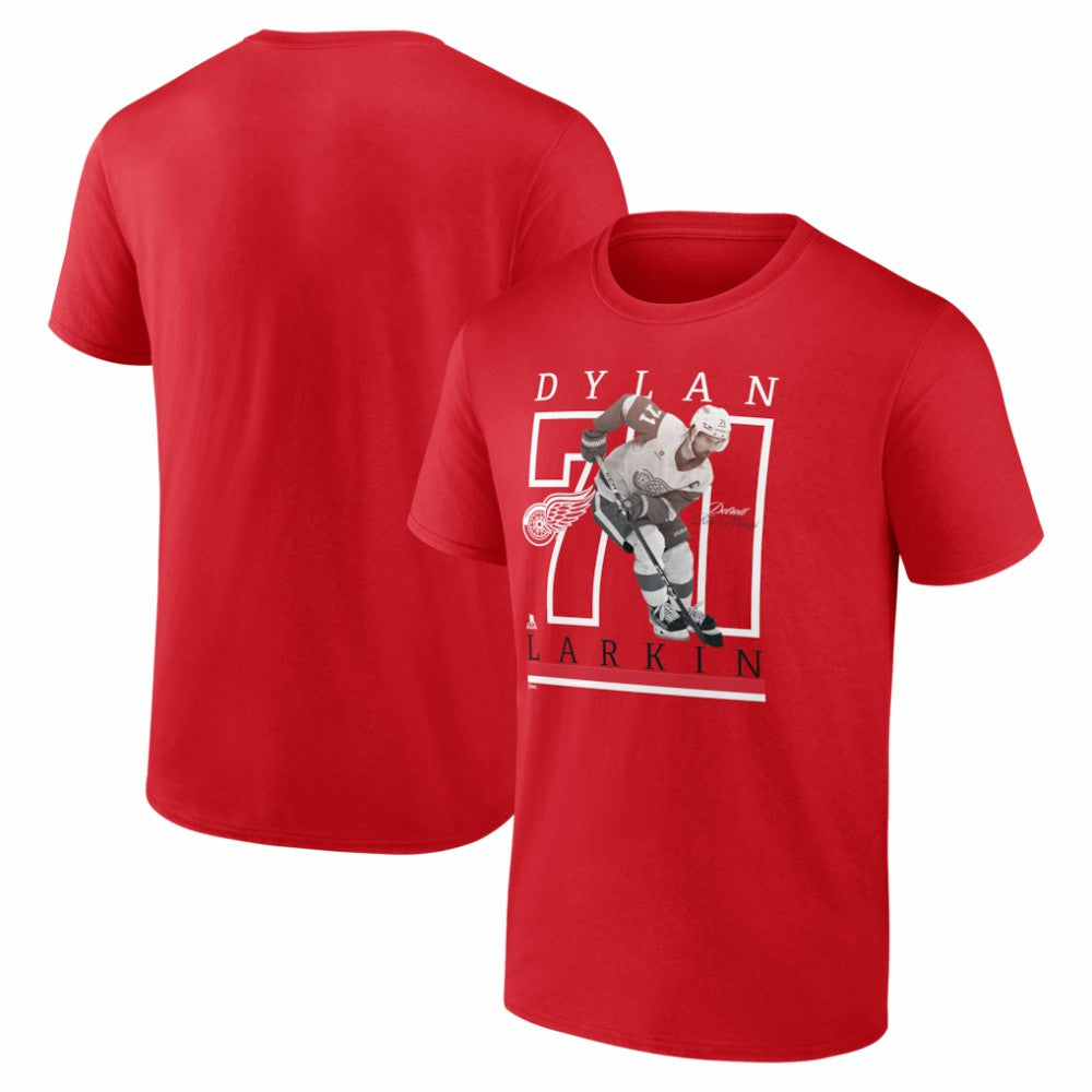 Dylan Larkin Detroit Red Wings Player Show T-Shirt - Red T-shirts