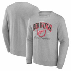 Detroit Red Wings Reign Supreme Pullover Sweatshirt - Gray Sweatshirts