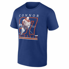 Connor McDavid Edmonton Oilers Player Show T-Shirt - Royal T-shirts