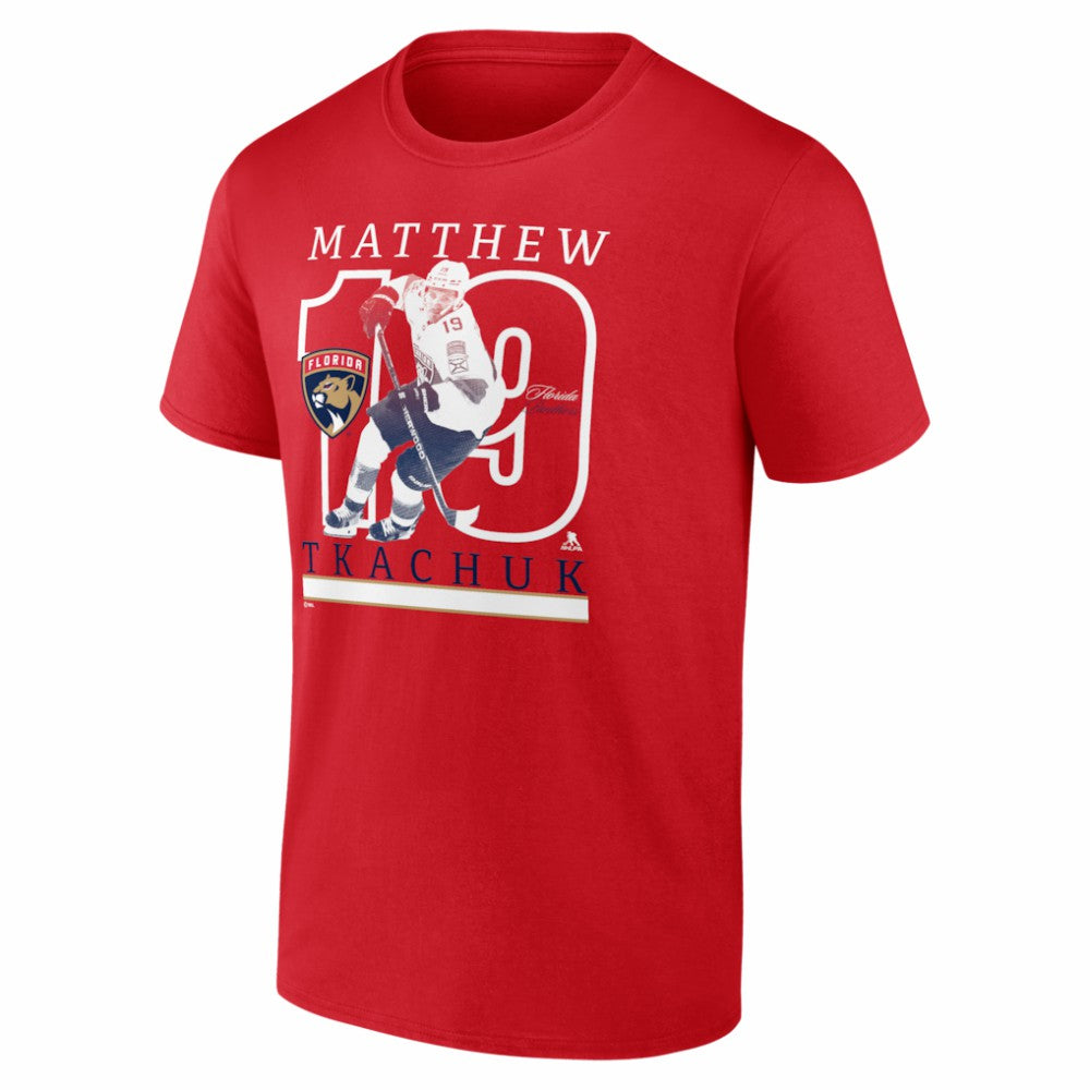 Matthew Tkachuk Florida Panthers Player Show T-Shirt - Red T-shirts