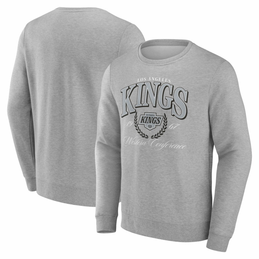 Los Angeles Kings Reign Supreme Pullover Sweatshirt - Gray Sweatshirts