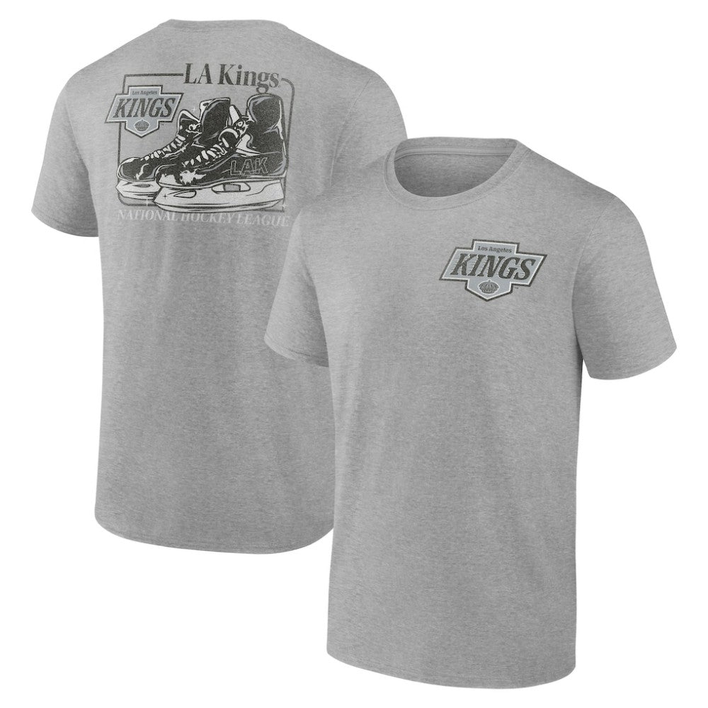 Los Angeles Kings Glory Skates T-Shirt - Heather Gray T-shirts