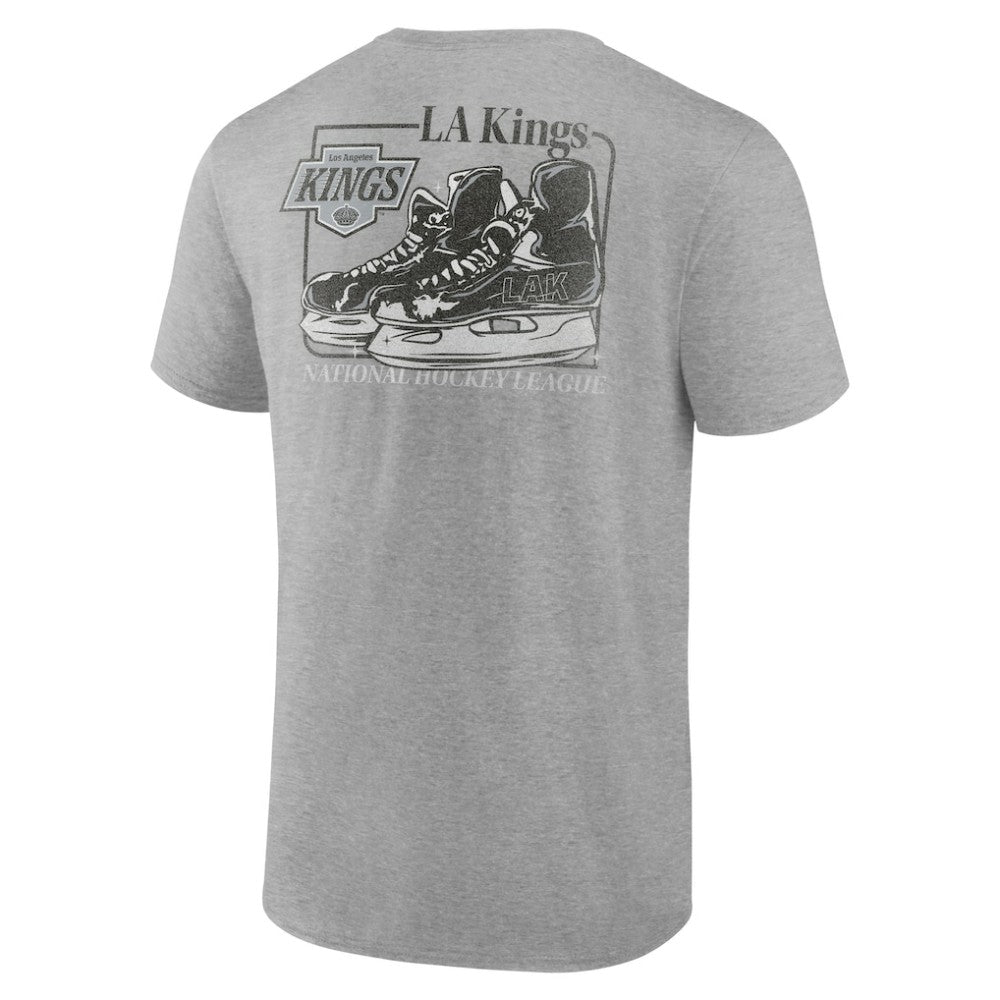 Los Angeles Kings Glory Skates T-Shirt - Heather Gray T-shirts