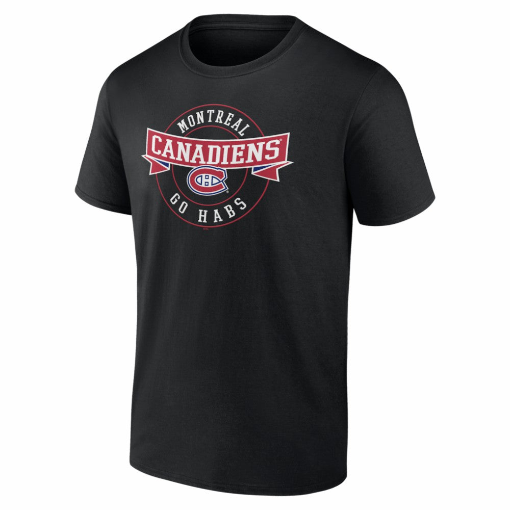 Montreal Canadiens Honor Circle T-Shirt - Black T-shirts