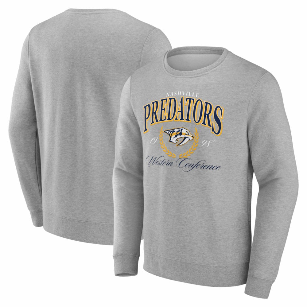 Nashville Predators Reign Supreme Pullover Sweatshirt - Gray Sweatshirts