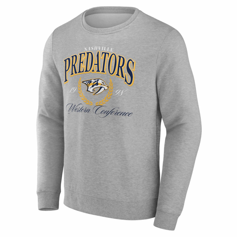 Nashville Predators Reign Supreme Pullover Sweatshirt - Gray Sweatshirts