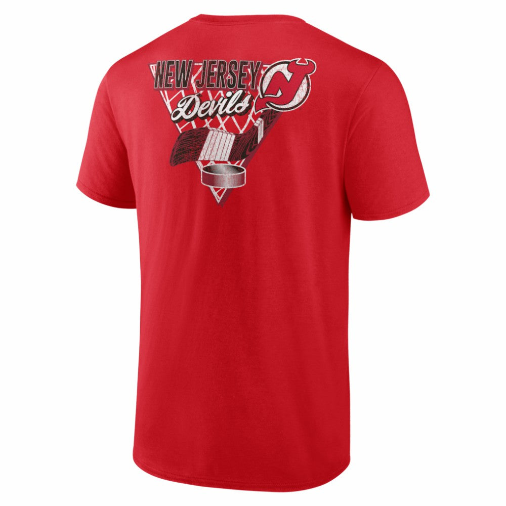 New Jersey Devils Net Slap T-Shirt - Red T-shirts
