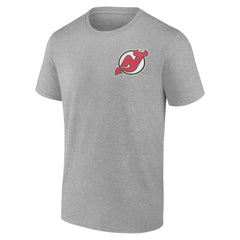 New Jersey Devils Glory Skates T-Shirt - Heather Gray T-shirts