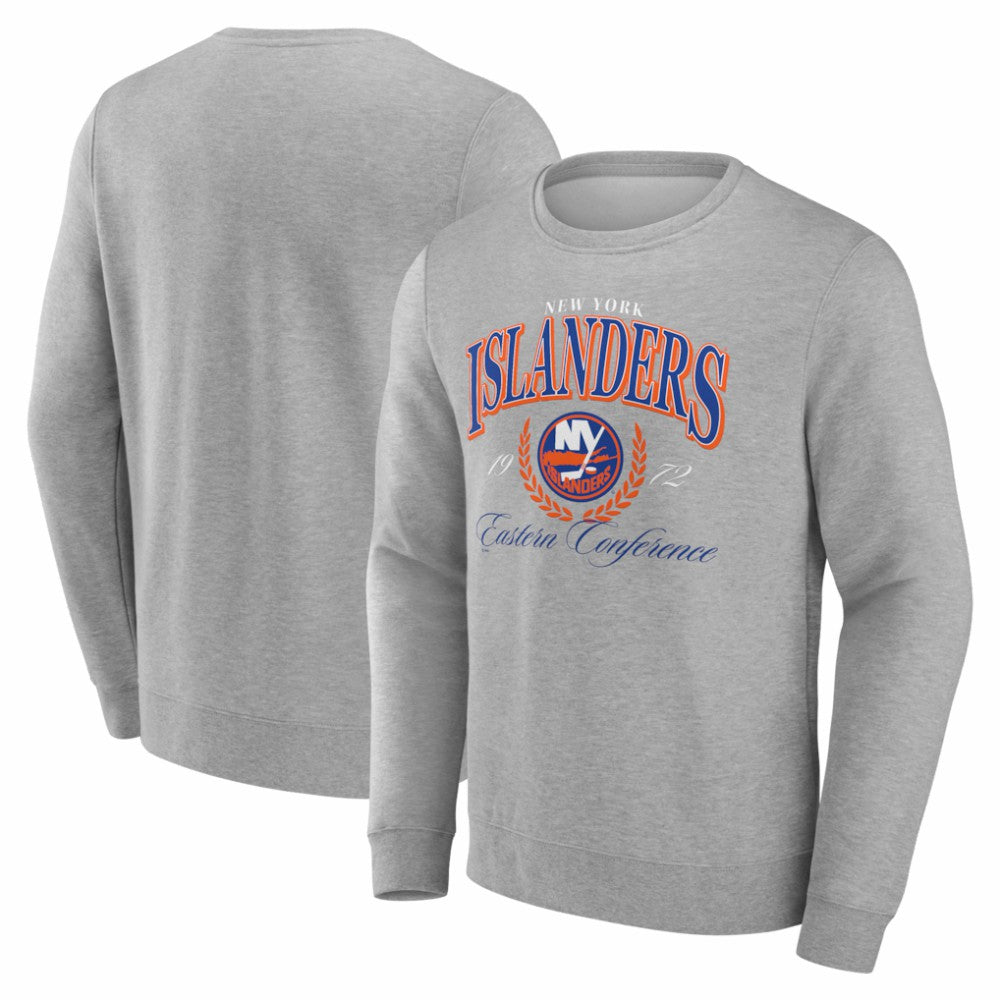 New York Islanders Reign Supreme Pullover Sweatshirt - Gray Sweatshirts