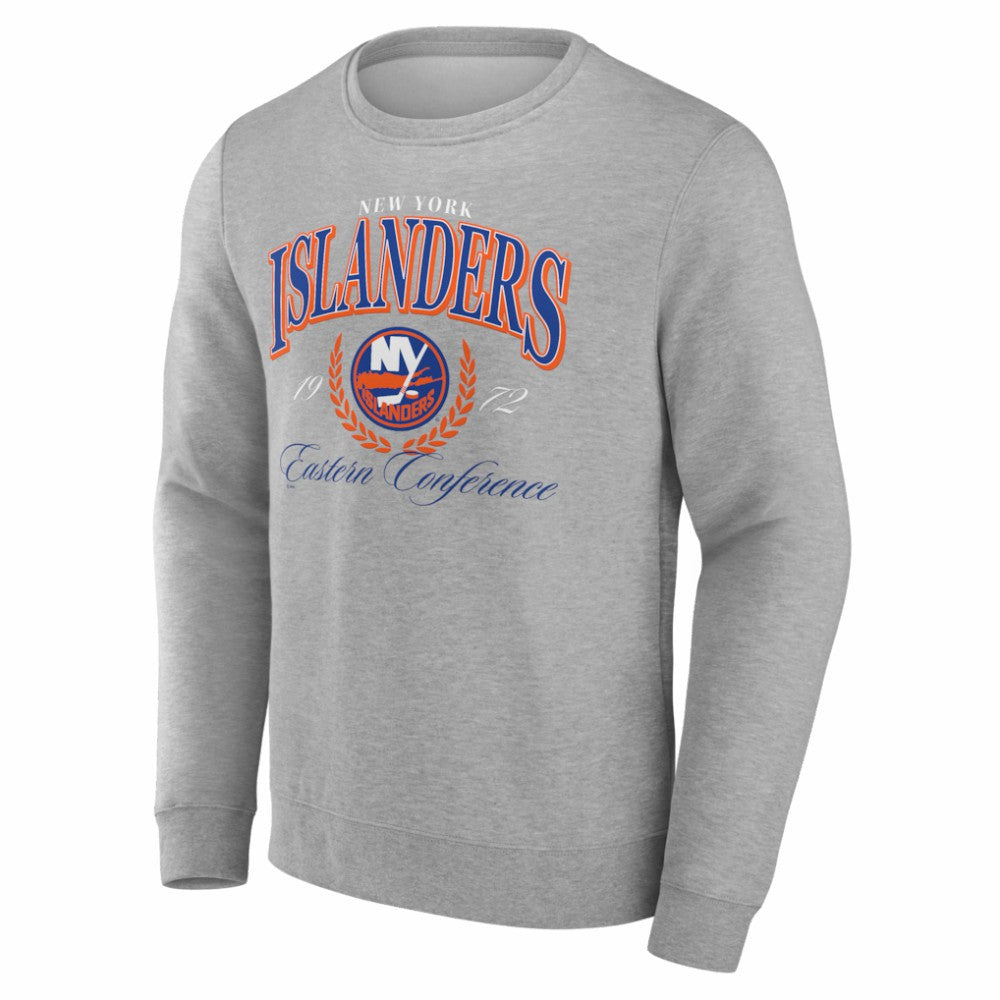 New York Islanders Reign Supreme Pullover Sweatshirt - Gray Sweatshirts