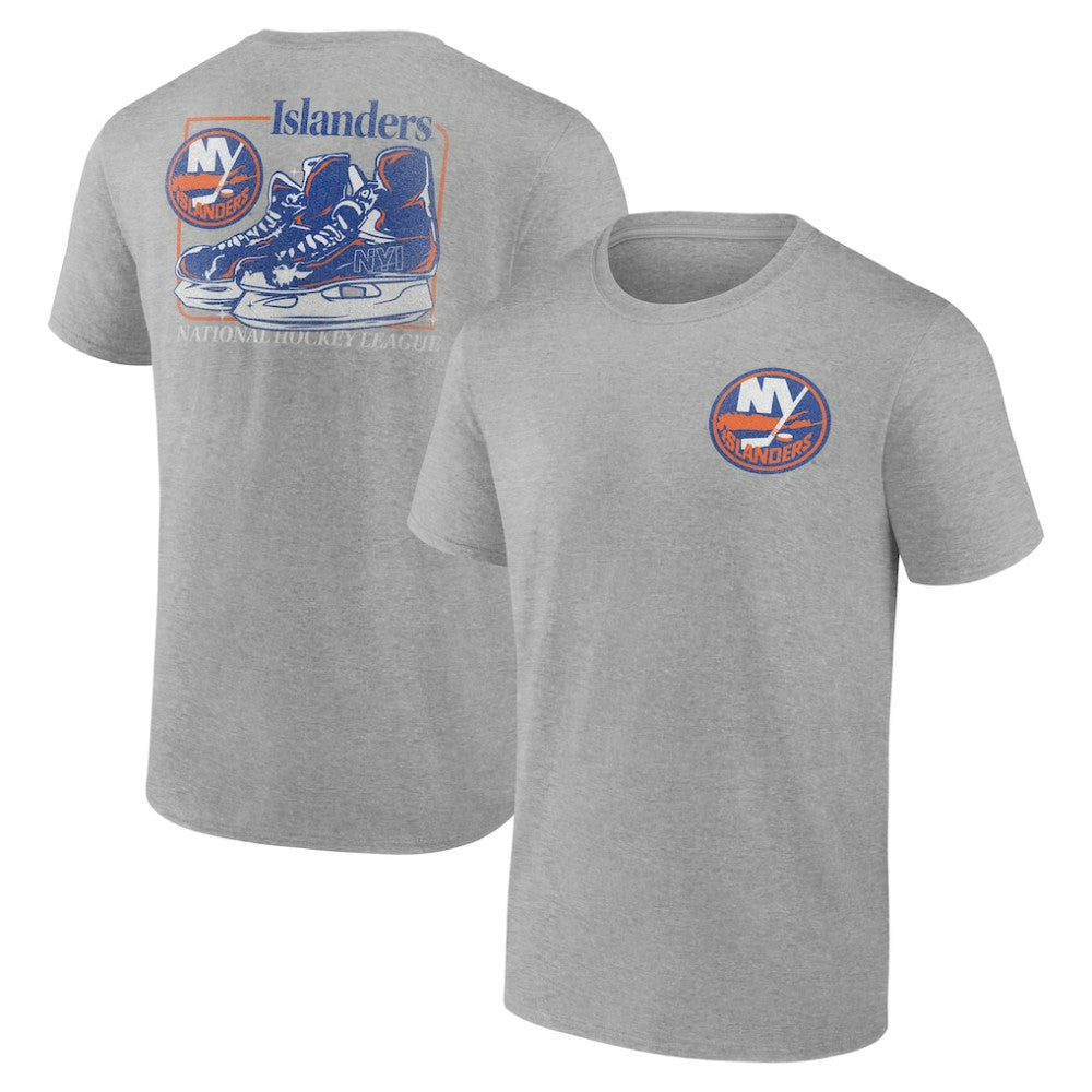 New York Islanders Glory Skates T-Shirt - Heather Gray T-shirts